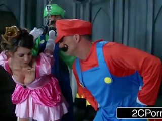 Ruck dass freude schläger: super mario bros erhalten beschäftigt mit prinzessin brooklyn verfolgungsjagd