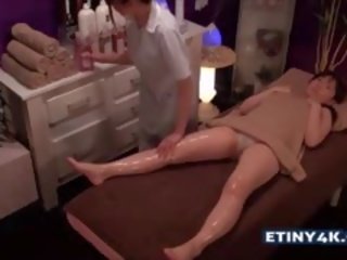 Two Hot Asian Girls At Massage Studio