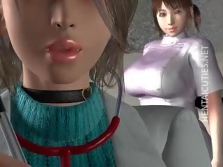 Buah dada besar 3d animasi pornografi lesbos berbagi tusukan